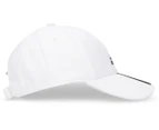 Adidas 3-Stripe Baseball Cap - White/Black