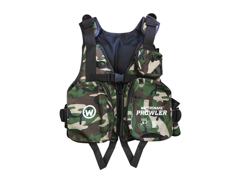 Watersnake Prowler Camo Kayak Vest L50S Adult Life Jacket #Large 60-70kg