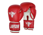 Kids Boxing Gloves Training Fight Punch Bag MMA Sparring Kickboxing UFC AU by Javson - Red/White