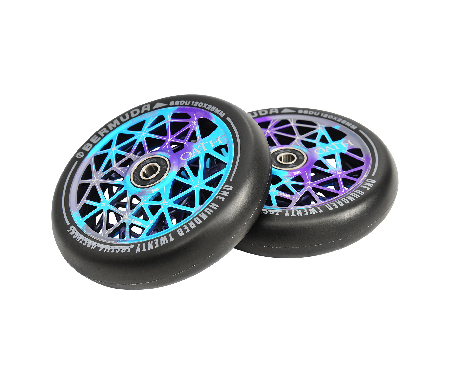 Oath Bermuda 120mm Wheels Blue/Purple/Titanium