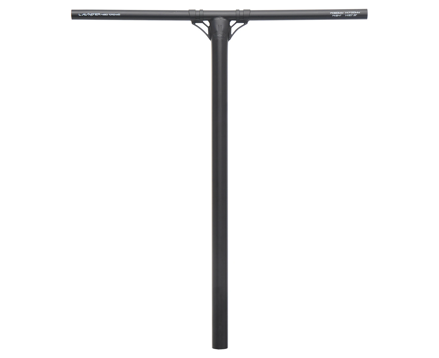 Triad Launder Chromoly OS Butted Scooter Bars - Satin Black