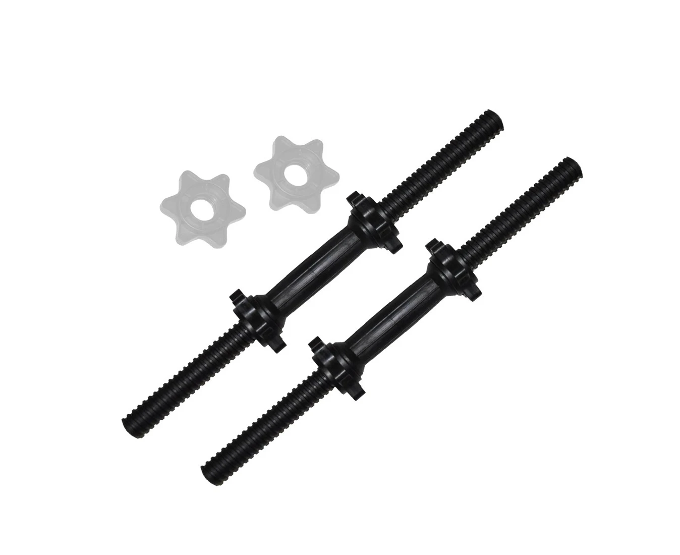 45cm - 1 Pair Dumbbell Bar 25mm Diameter - PVC Coated Dumbell Handle