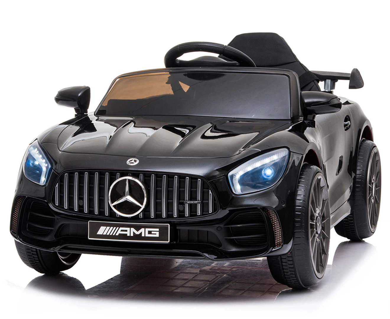 Mercedes Benz AMG GTR 12V Electric Kids' Ride-On Car - Black