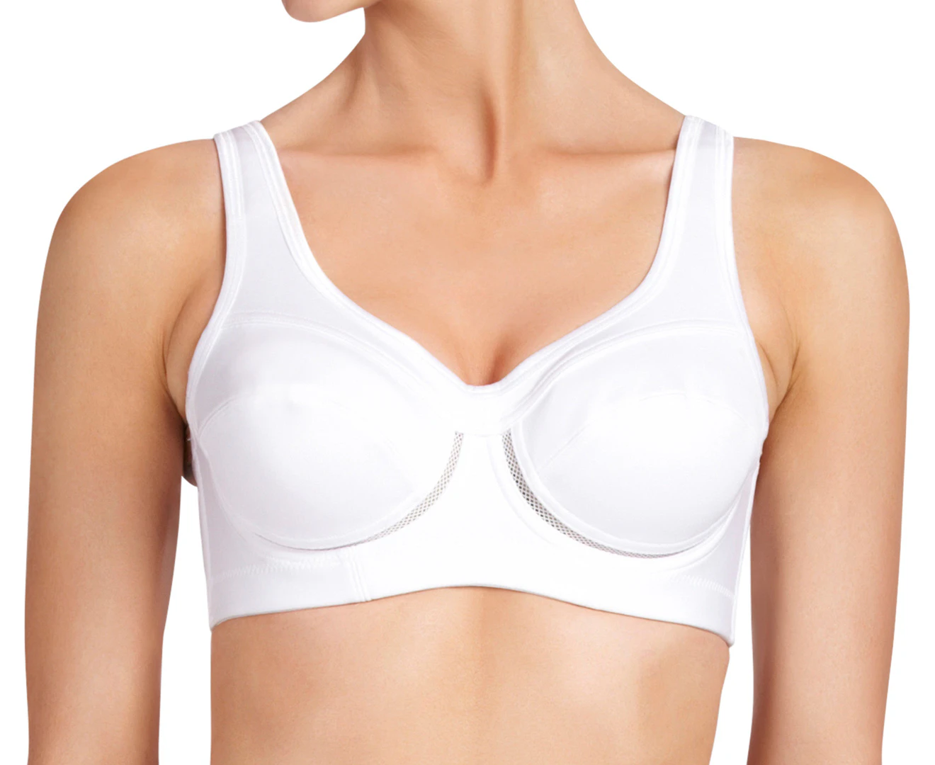 Bendon Women's Underwire Sport Bra - White