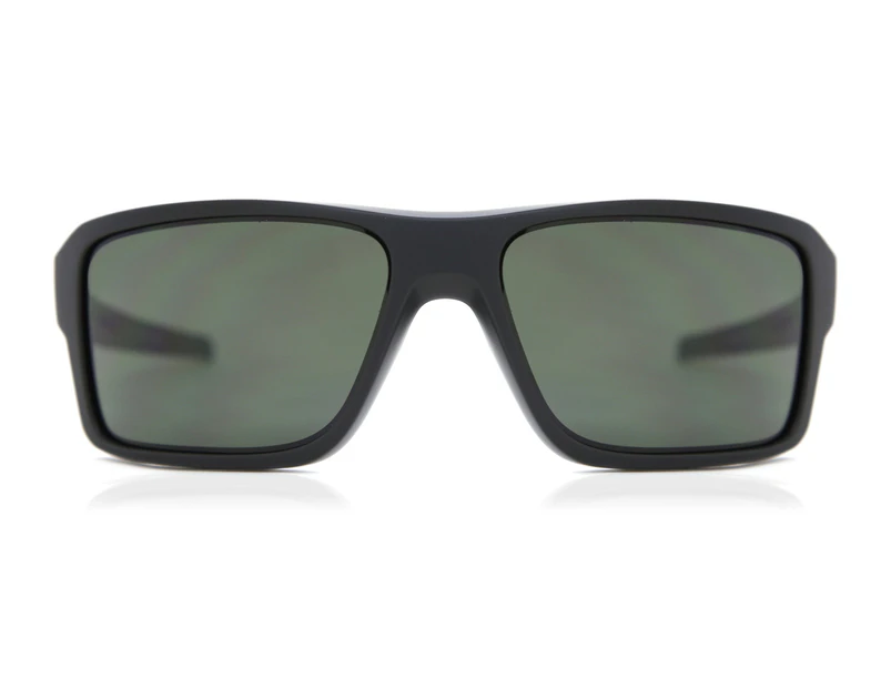 Oakley DOUBLE EDGE Wraparound Sunglasses Plastic Matte Black