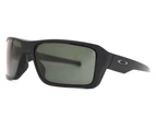 Oakley DOUBLE EDGE Wraparound Sunglasses Plastic Matte Black