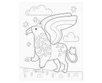 Paint By Numbers: Mythical Creatures Activity Set