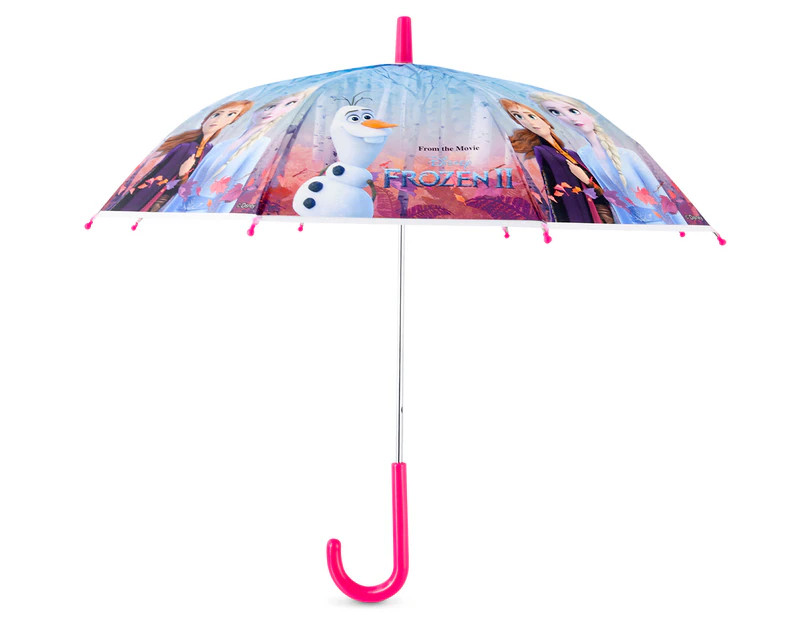 Frozen II Kids' Umbrella - Pink/Multi