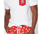 Pringles Licensed Pyjama Set - White