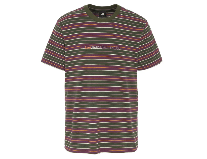 Lee Men's Russo Tee / T-Shirt / Tshirt - Multi Stripe