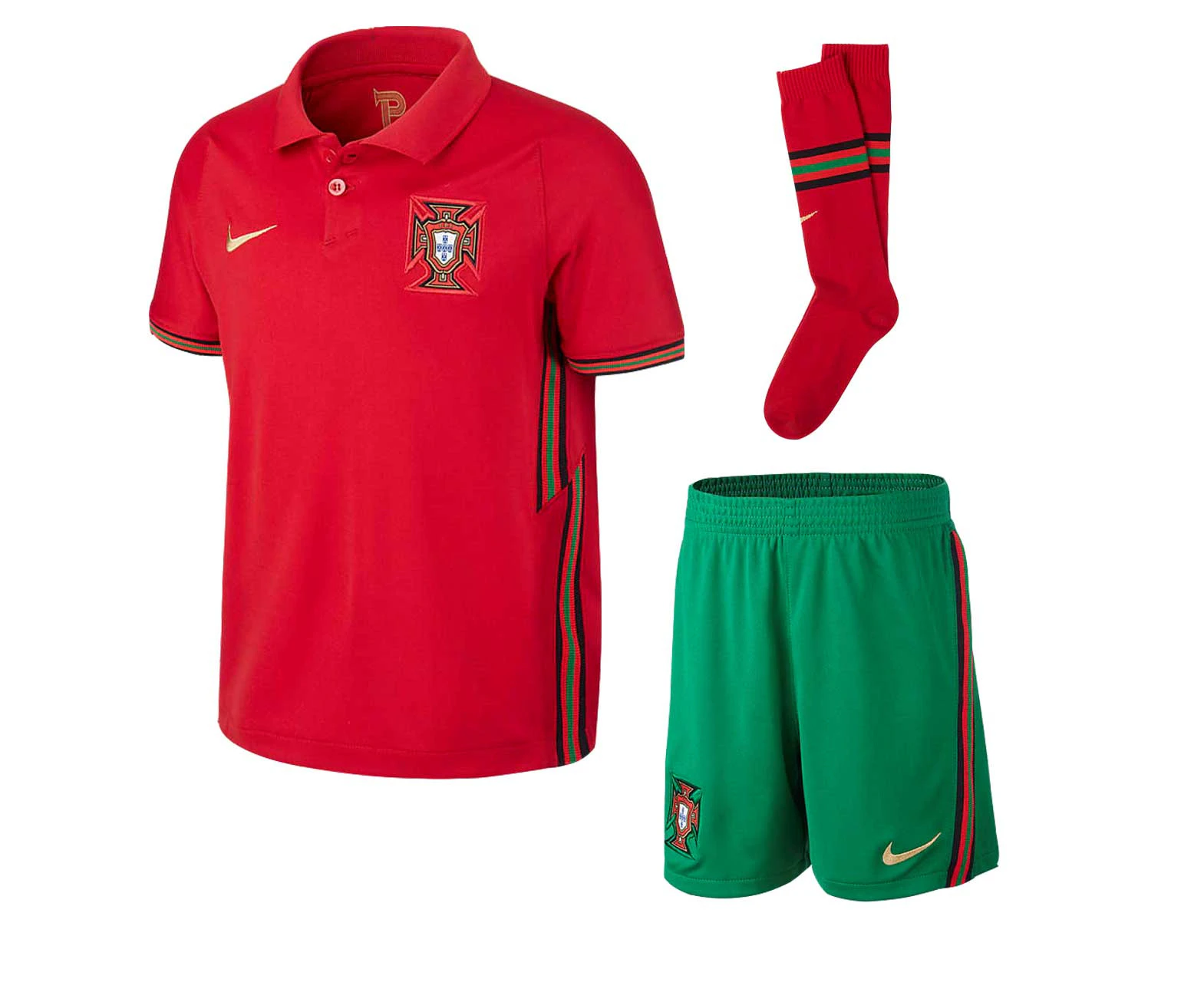 2020-2021 Portugal Home Nike Mini Kit