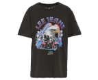Lee Women's Relaxed Tee / T-Shirt / Tshirt - Moto Eagle Black