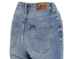 Lee Women's High Straight Jeans - Supple Blue