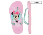 Minnie Mouse Girls' Glitter Thongs - Pink