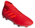 Adidas Men's Predator 19.3 Firm Ground Football Boot - Red