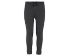 Little White Lie Youth Girls' Panel Trackpants / Tracksuit Pants - Charcoal