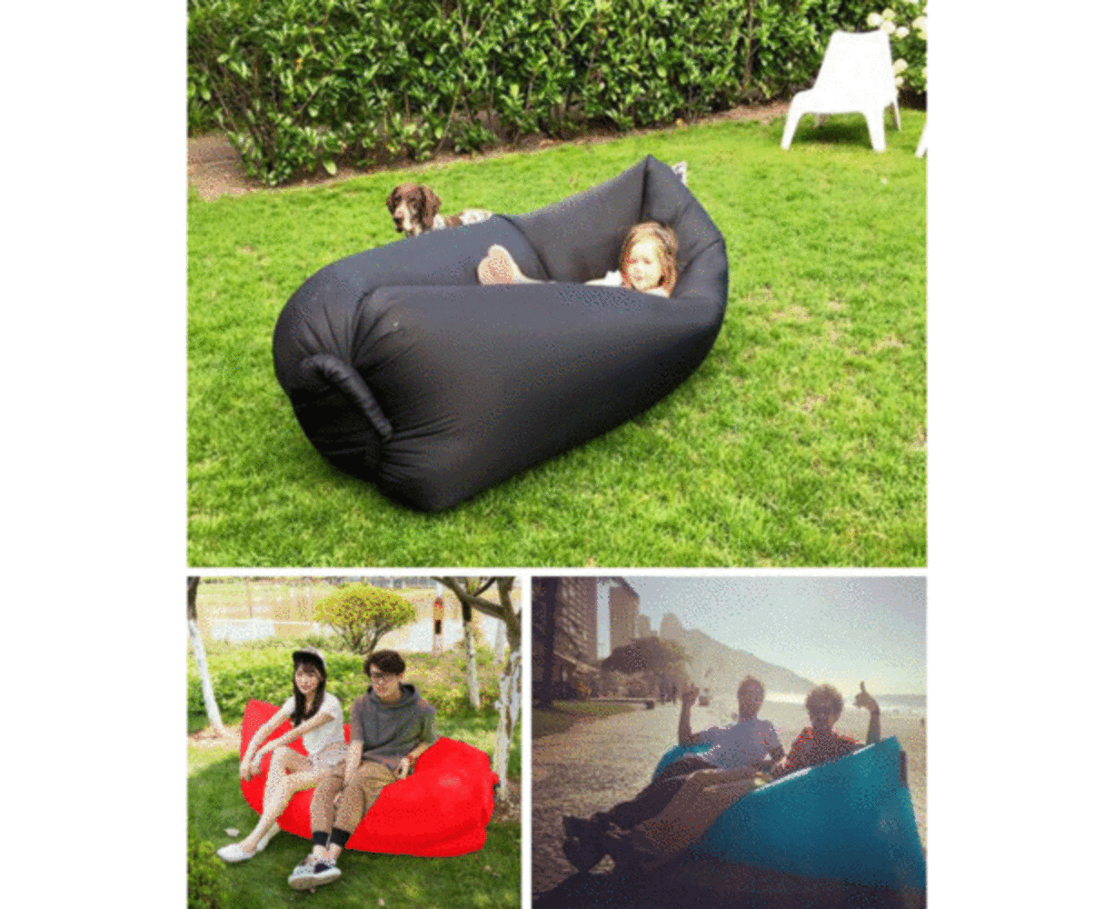 Red Chill Chair Portable Large Inflatable Lounge/Couch/Seat Outdoor/Camp/Beach