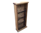 French Country Timber Wooden Spice Rack Tall Skinny Insert Handmade