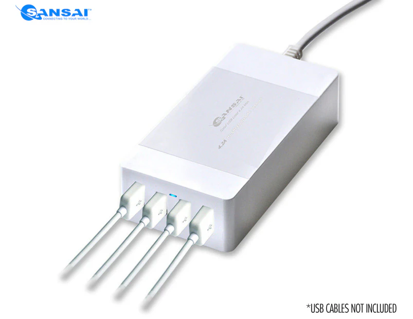 Sansai 4-Port USB Charging Station