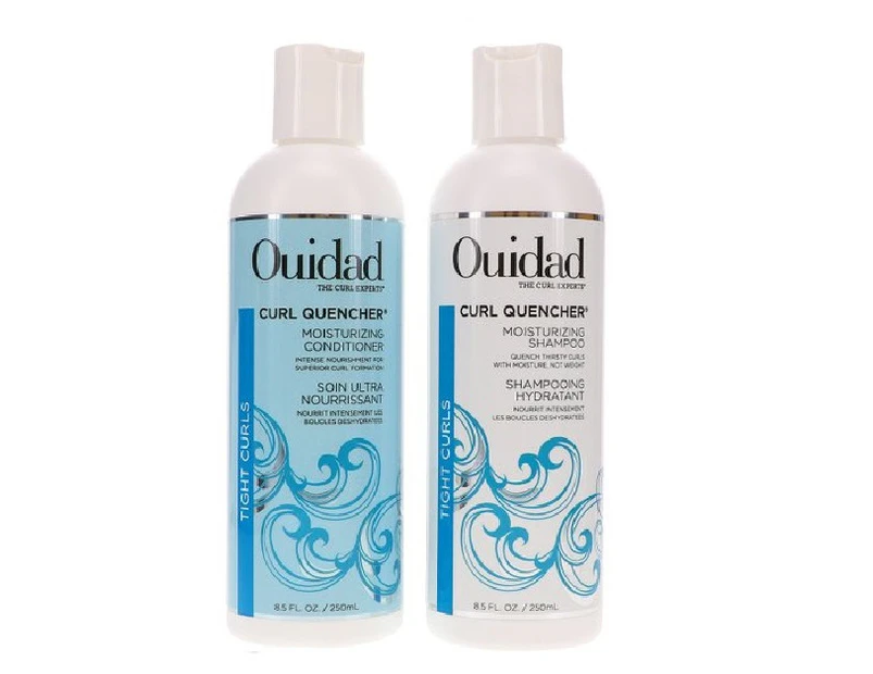Ouidad Curl Quencher Moisturizing Shampoo & Conditioner 250ml Set