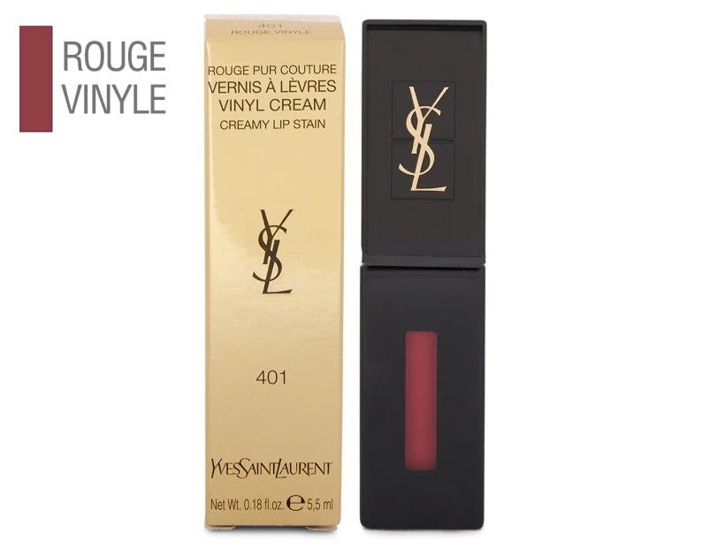 Yves Saint Laurent Vernis À Lèvres Vinyl Cream Creamy Lip Stain 5.5mL - Rouge Vinyle