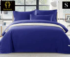 Ramesses 1500TC Egyptian Cotton Single Bed Quilt Cover Set - Royal Blue