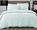 Ramesses 1500TC Egyptian Cotton Double Bed Quilt Cover Set - Ice Blue