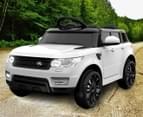 Range Rover Kids' 6V Electric Ride On Car - White 1