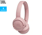 JBL Tune 500BT Wireless On-Ear Headphones - Pink