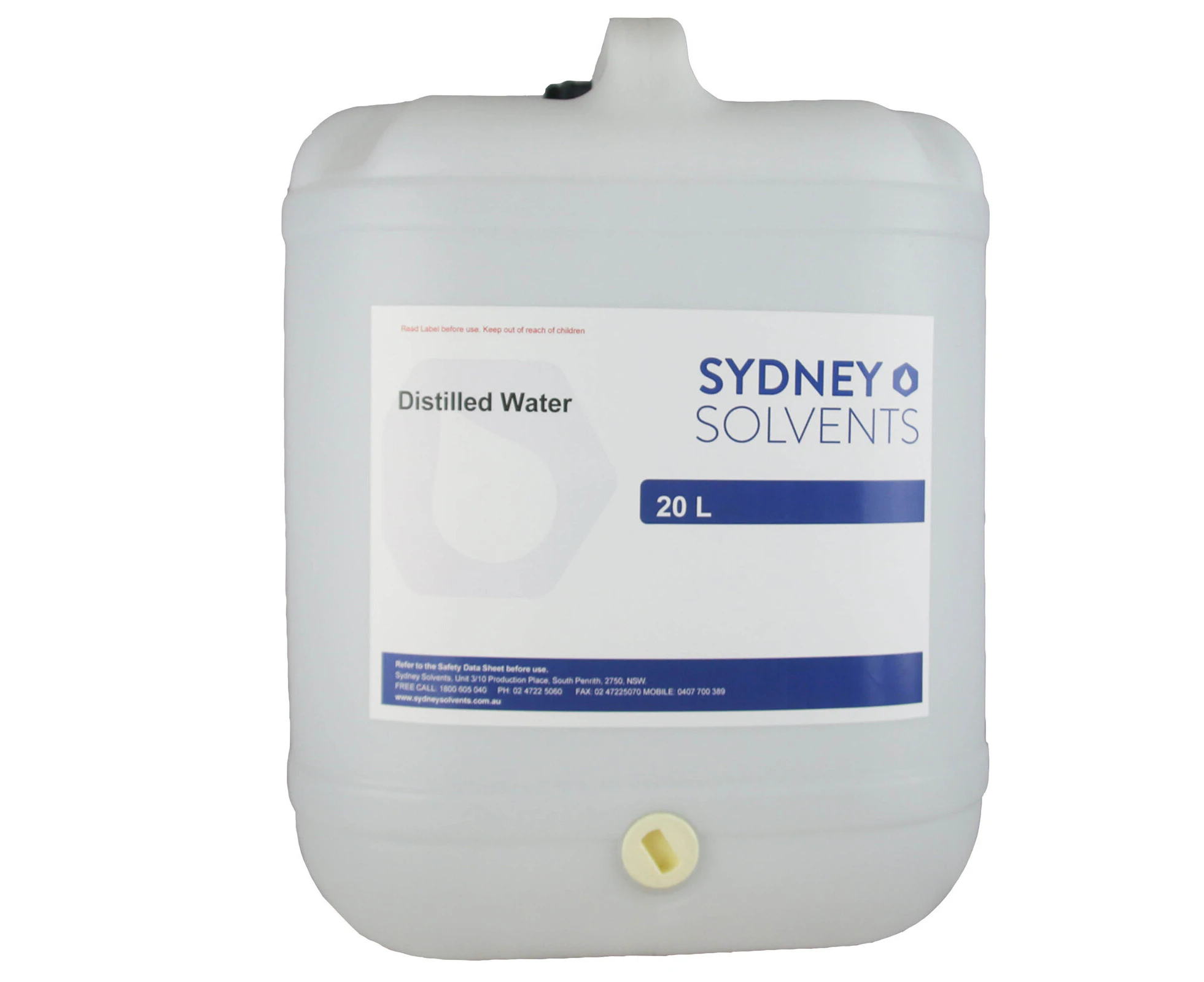 Distilled Water 20 Litre