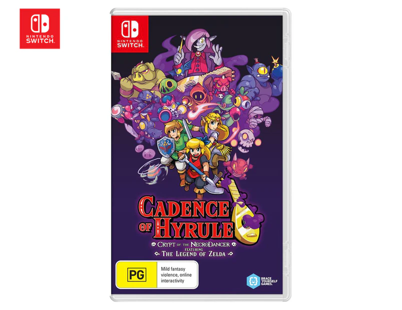 Nintendo Switch Cadence of Hyrule: Crypt of the NecroDancer ft. The Legend of Zelda Game