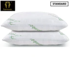 Ramesses Bamboo Memory Foam Pillow Twin Pack