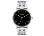 Nixon Men's 40mm The Porter Stainless Steel Watch - Silver/Black/Gold