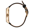 Nixon Women's 38mm Clique Leather Watch - White/Gold/Black