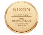 Nixon Women's 32mm Kensington Leather Watch - Gold/Black