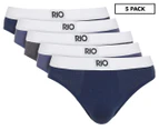 Rio Men's Cotton Briefs 5-Pack - Multi