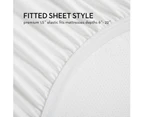 Solace Sleep Mattress Protector Fully Fitted Full Cotton - White