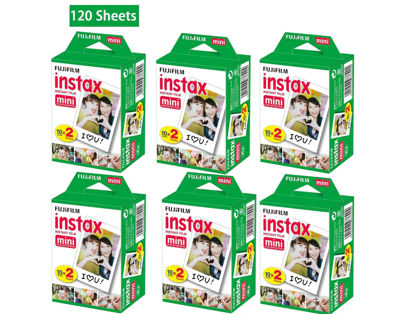 120 Sheets Fujifilm Instax Mini Film Fuji instant photos 7s 8 25 90 Polaroid 300