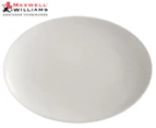 Maxwell & Williams 30cm White Basics Oval Plate - White