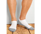 Gildan Mens Socks - White/Sport Grey