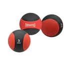 3kg Commercial Rubber Medicine Ball / Gym Fitness Exercise Ball