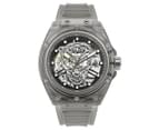 Police Men's 44mm Translucent Silicone Watch - Silver/Grey 1