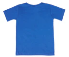 Batman Boys' Motorcycle Tee / T-Shirt / Tshirt - Blue