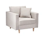 Cooper & Co. Living Amelia 1-Seater Sofa Holly Sand