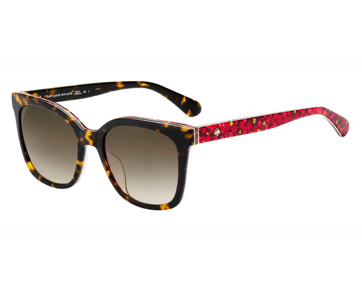 Kate Spade Kiya/S Square Sunglasses Acetate Tortoise