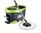 360 Rotating Spin Floor Mop Bucket Cleaning System with 4 Microfiber Mop Heads