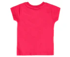 Paw Patrol Girls' Best Pups Ever Tee / T-Shirt / Tshirt - Pink/Red