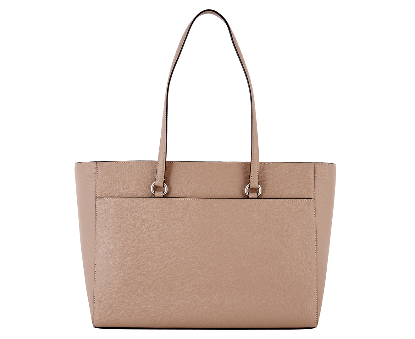 Coach Crossgrain Leather Folio Tote Bag - Taupe | Catch.co.nz