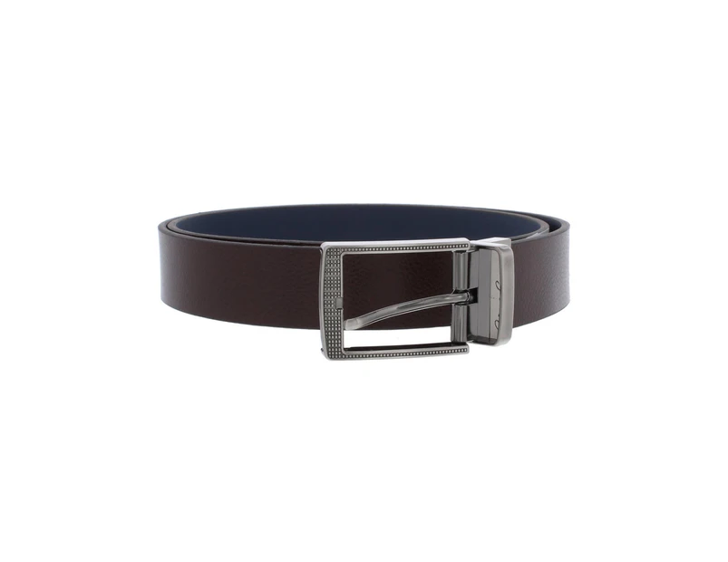 Robert Graham Men's Belts - Dress Belt - Brown/Navy