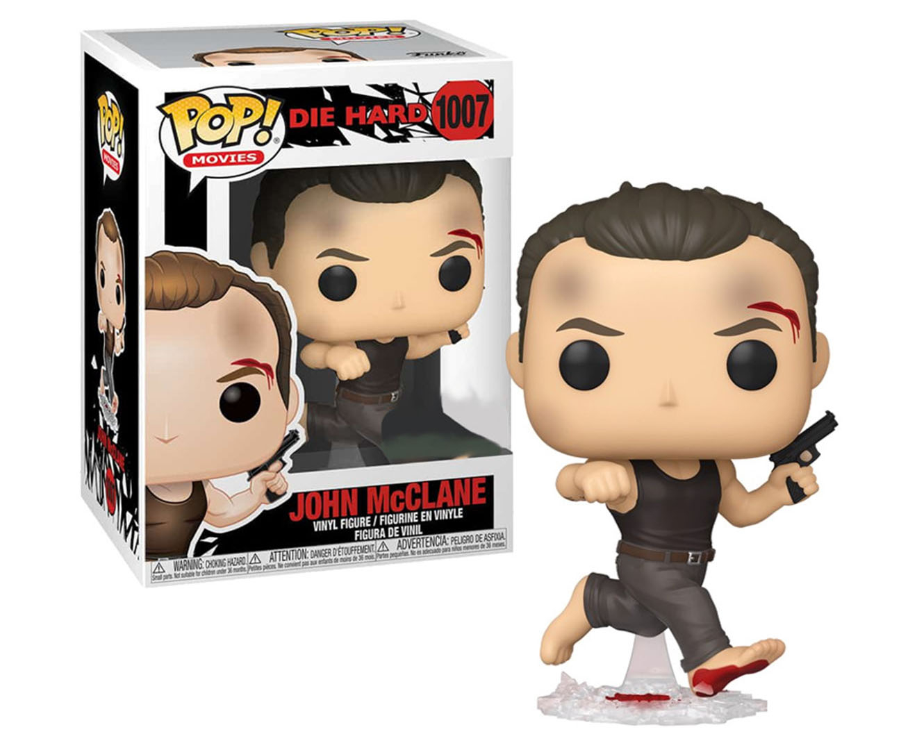 Funko POP! Die Hard #1007 John McClane w/ Dark Tank Top Vinyl Figure ...